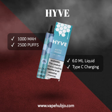 HYVE DISPOSABLE POD SYSTEM (2%) 2000 PUFFS
