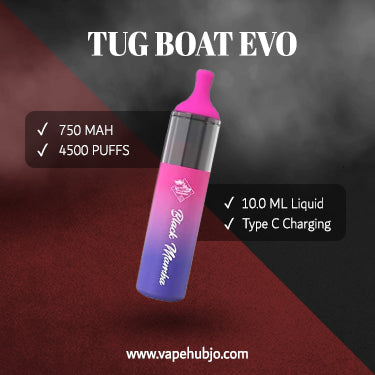 TUG BOAT DISPOSABLE 4500PUFFS 5%