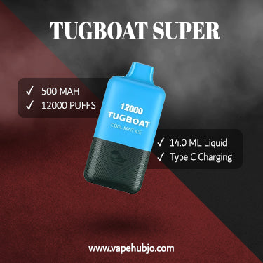 TUGBOAT DISPOSABLE  (12000 PUFFS) 5%